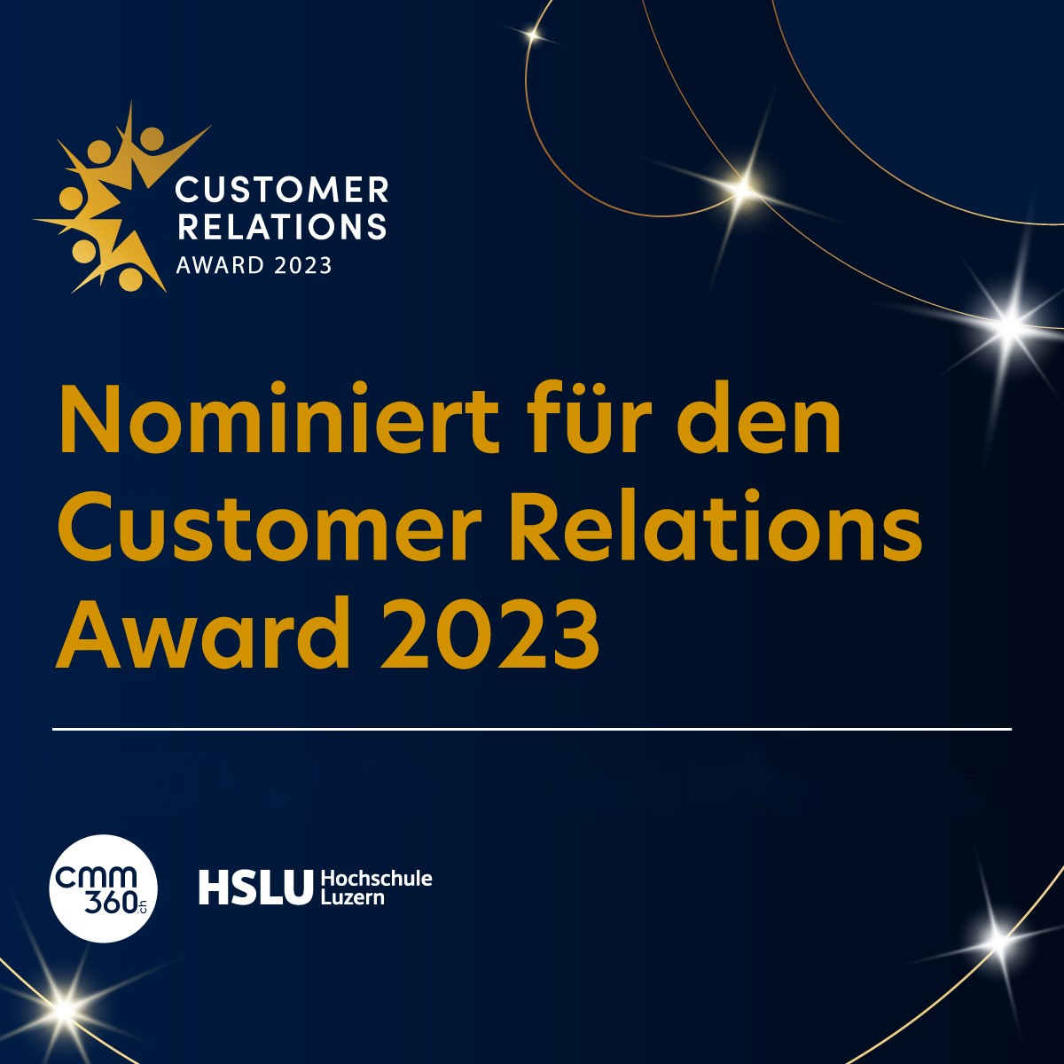 Nominiert für den Customer Relations Award 2023_CRA 2023_CRAward 2023_cmm360