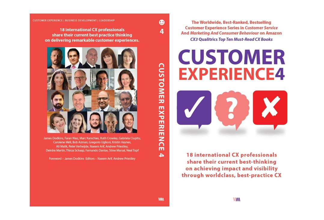Gregorio Uglioni hat ein Kapitel des internationalen Best Selling Buches «Customer Experience 4» geschrieben_cmm360