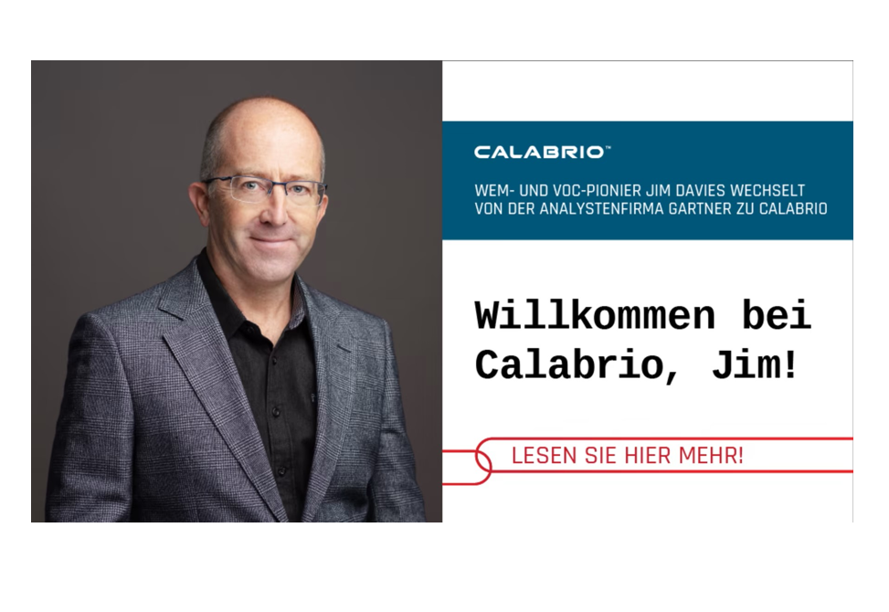 Marktprägender Gartner-Analyst Jim Davies neuer Chief Experience Officer von Calabrio_cmm360