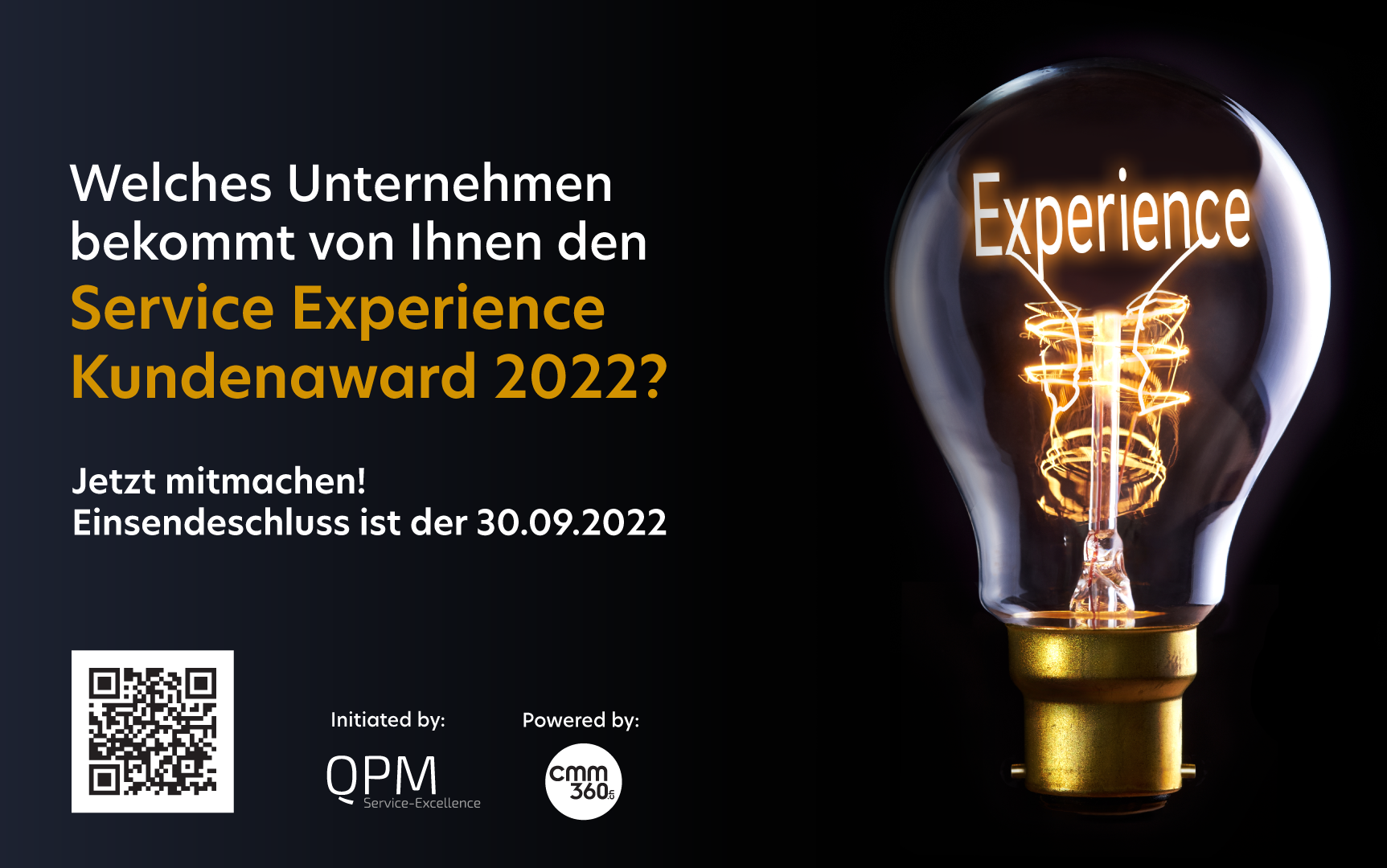 Service Experience Award 2022 - der Schweizer Kundenaward_QPM Marketing Service_cmm360