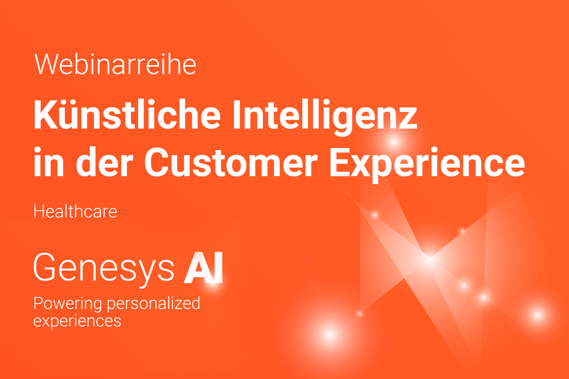 Event Webinarreihe: KI in der CX, Teil 3 – Healthcare_cmm360.ch