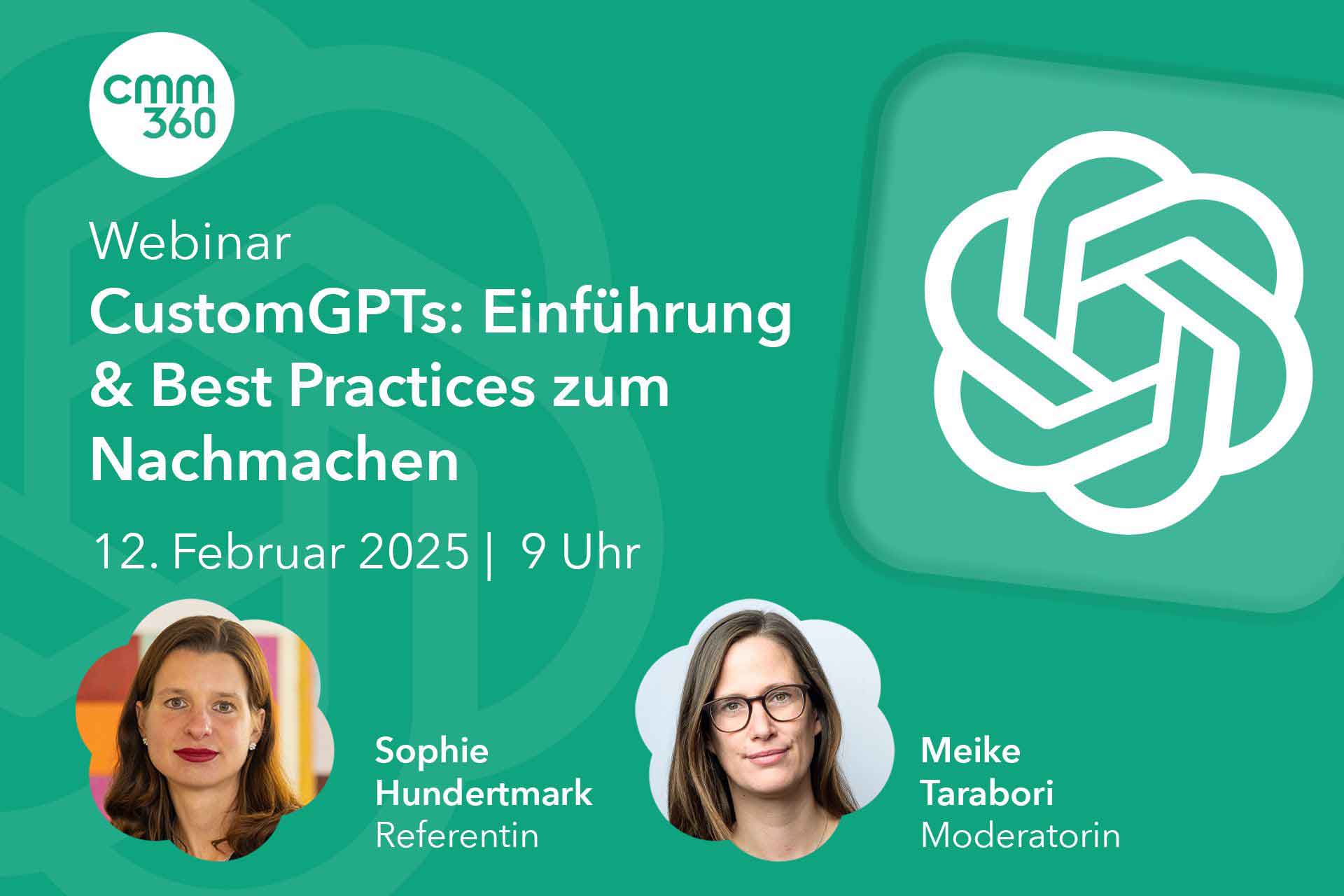 Event Webinar: CustomGPTs_cmm360.ch