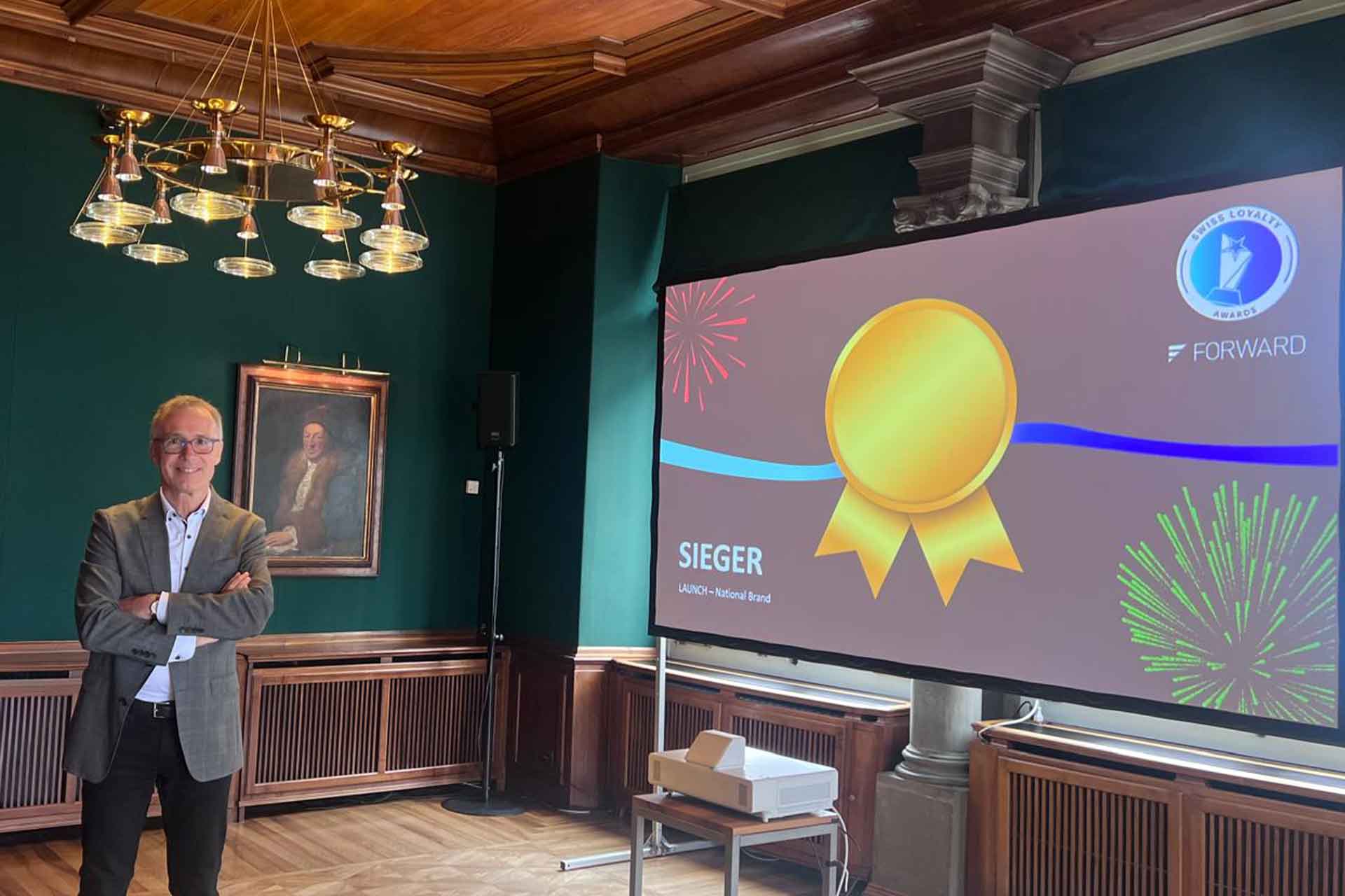 Loyalty Awards für Helsana, Tchibo und CSS | Daniel Stiefel, Forward Partners anlässlich der Loyality Award Verleihung 2025