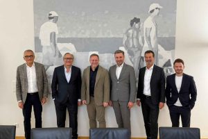 Callpoint geht in die Zukunft | v.l.n.r Markus Buser, Derek Bollag, Günther Haffner, Dieter Schneider, Christian Lang, Jörgen Oberkofler