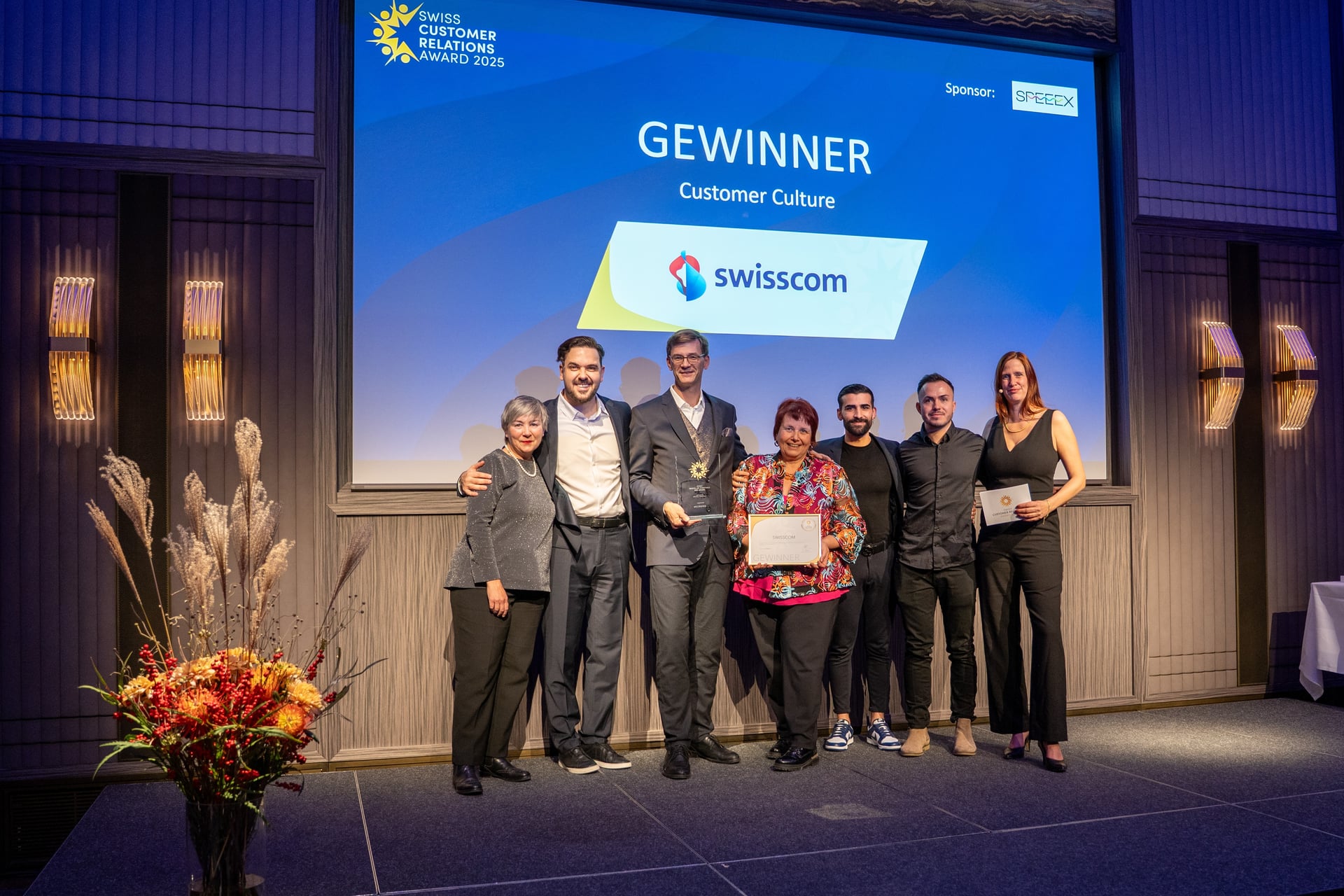 Swiss Customer Relations Award 2026 - Swisscom, Gewinner Kategorie Culture