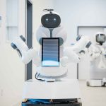 Neuer Assistenzroboter für die Pflege vorgestellt (Copyright: Max Merget)