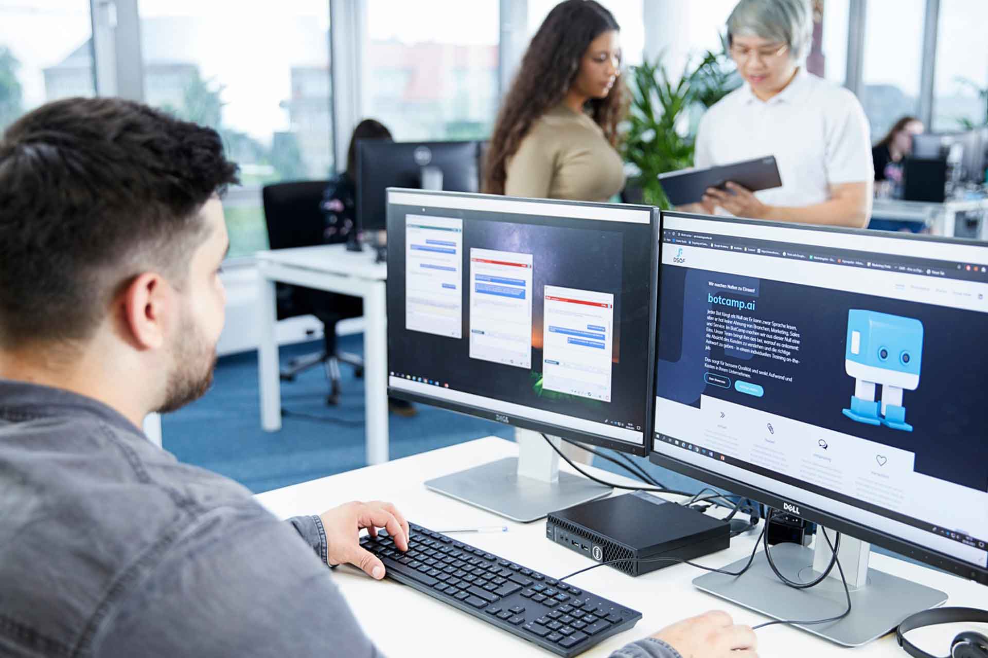 Digitale Verwaltung – Gemeinde setzt auf KI-Chatbot «Eki» Digitale Verwaltung - Gemeinde setzt auf KI-Chatbot "Eki" (Copyright: Assist Digital)