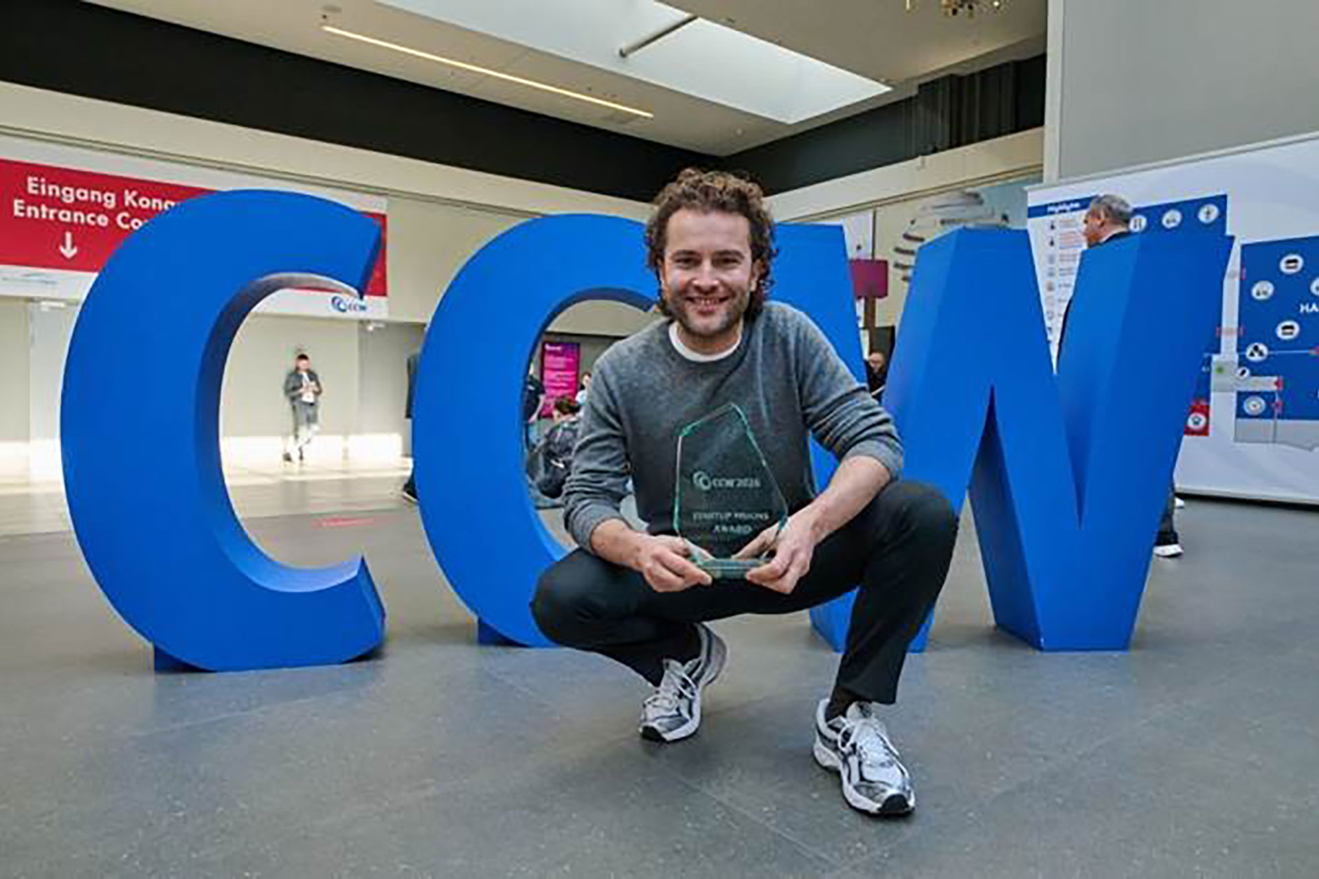 CCW 2026 Lukas Kramer Gewinner Startup Visions Award