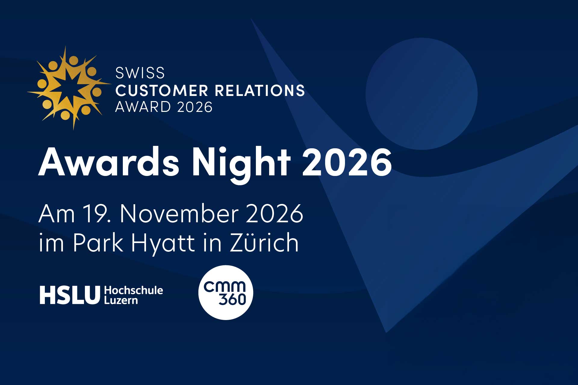 Event Swiss Customer Relations Awards – Awards Night 2026_cmm360.ch