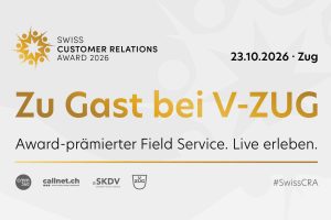Swiss Customer Relations Award Safari 2026 V-Zug