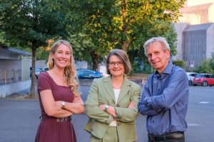 Das Forschungsteam der ZHAW: Katharina Krämer, Nicole Rosenberger, Markus Niederhäuser (v.l.n.r.)