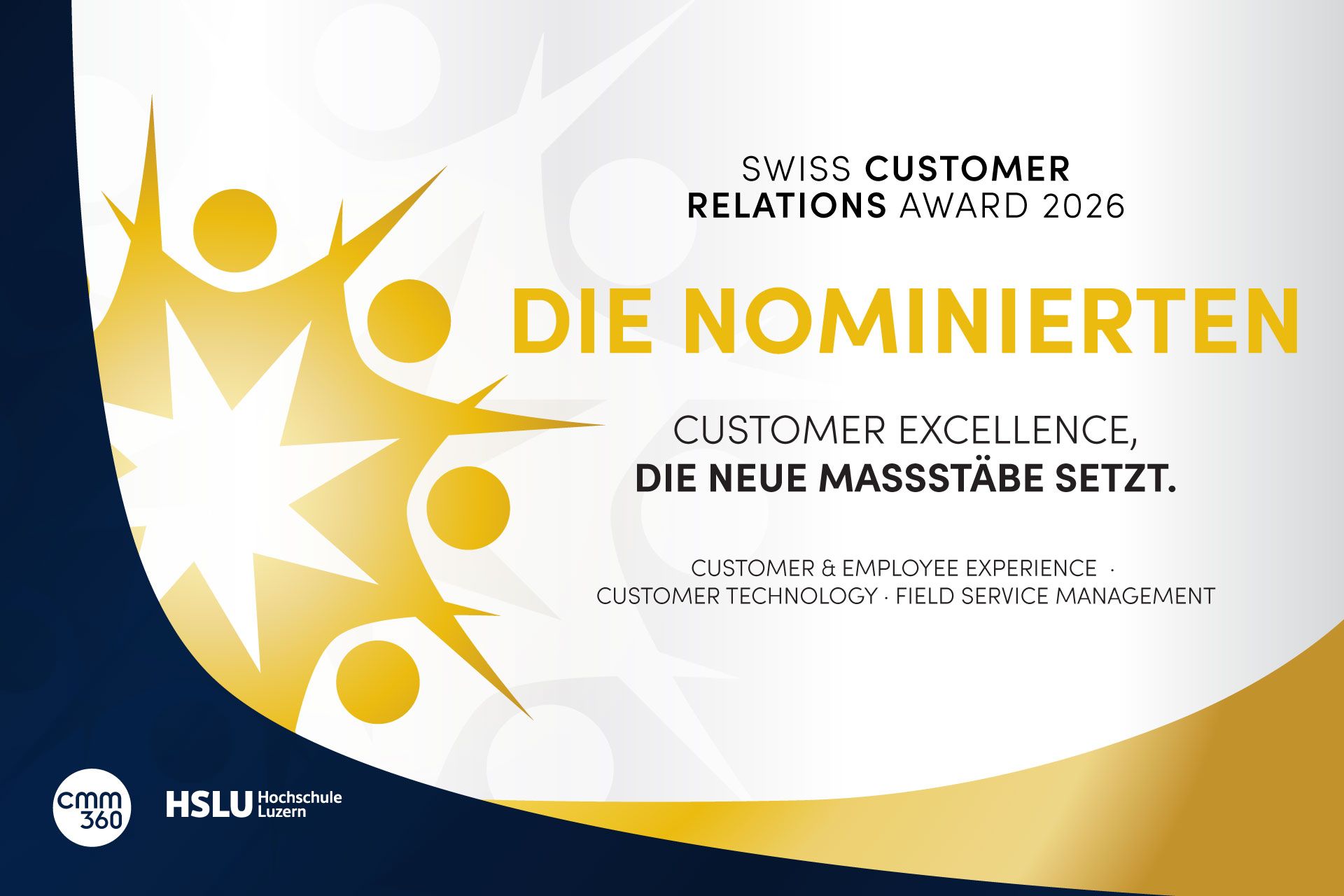 Nominiert für den Swiss Customer Relations Award 2026 Swiss Customer Relations Award 2026