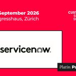 Service Now als Platinpartner am Swiss Customer Service Summit 2026