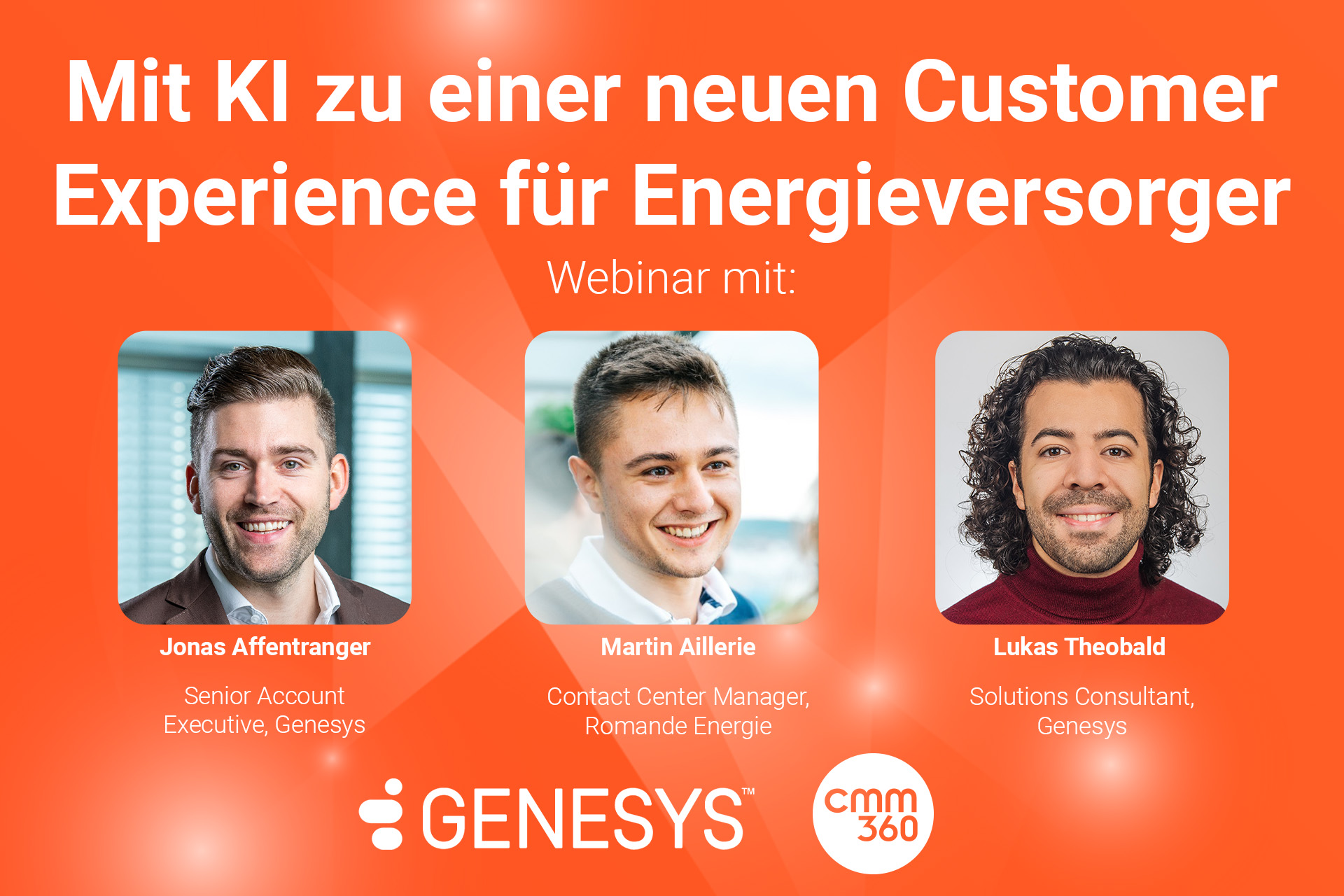 Event Webinar: Mit KI zu einer neuen CX für Energieversorger_cmm360.ch