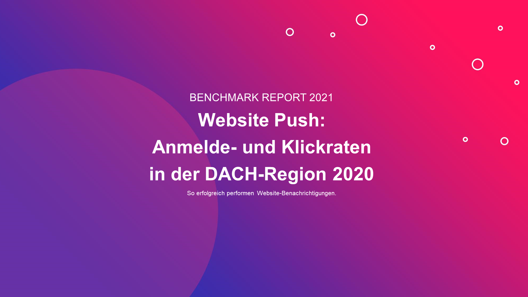 Web Push Benchmark Report 2021, Signalize