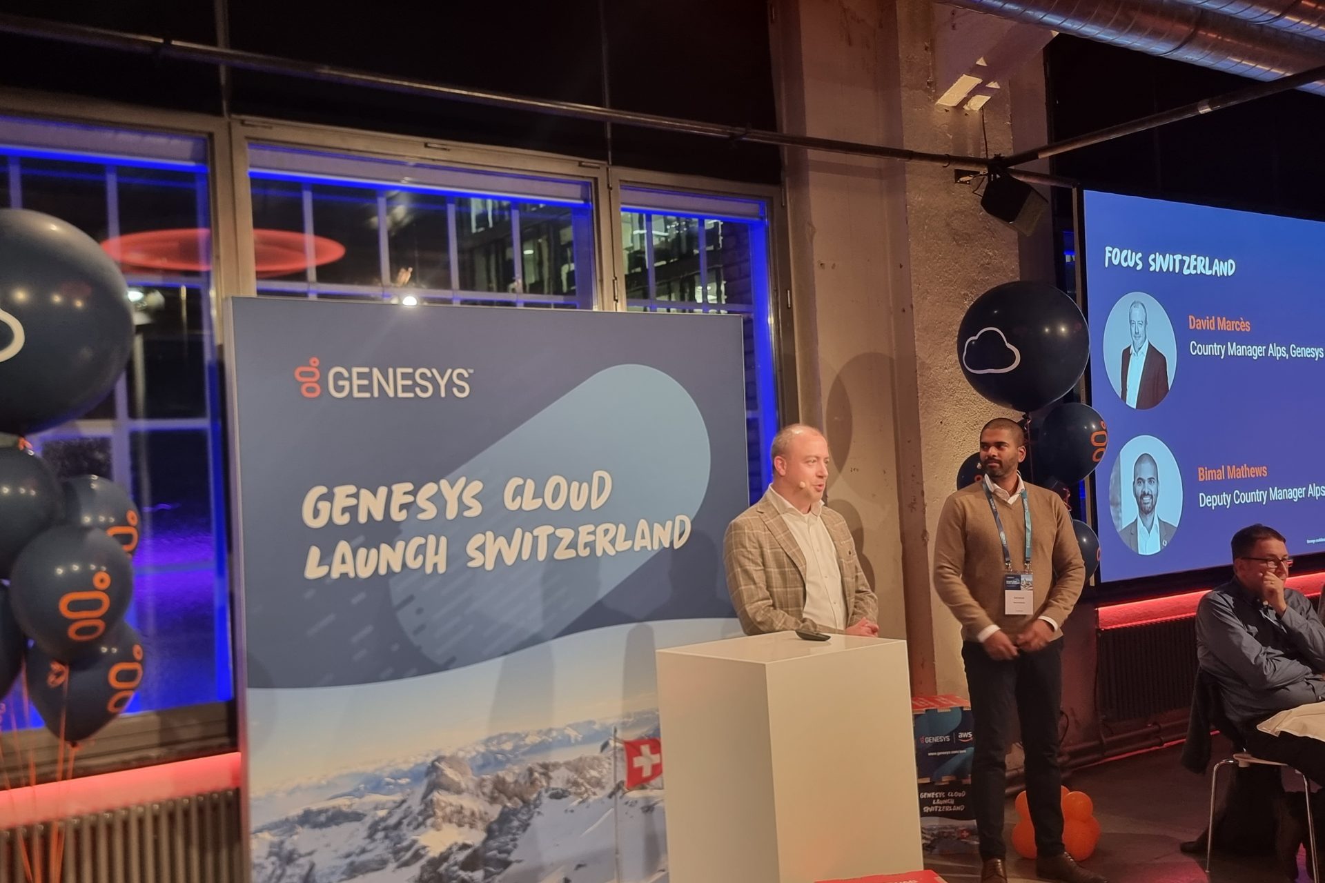 Genesys Cloud CX Launch-Event 2023 mit AWS und Swisscom Genesys Cloud CX Launch-Event 2023 mit AWS und Swisscom, -Bild: Genesys