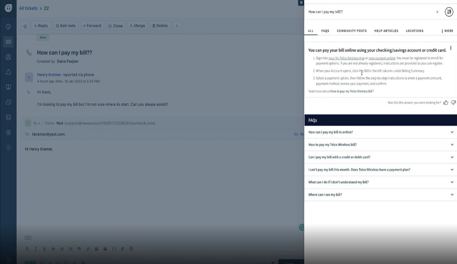 Yext wird der erste KI-Verbundsuch-Anbieter des Freshworks-Marktplatzes