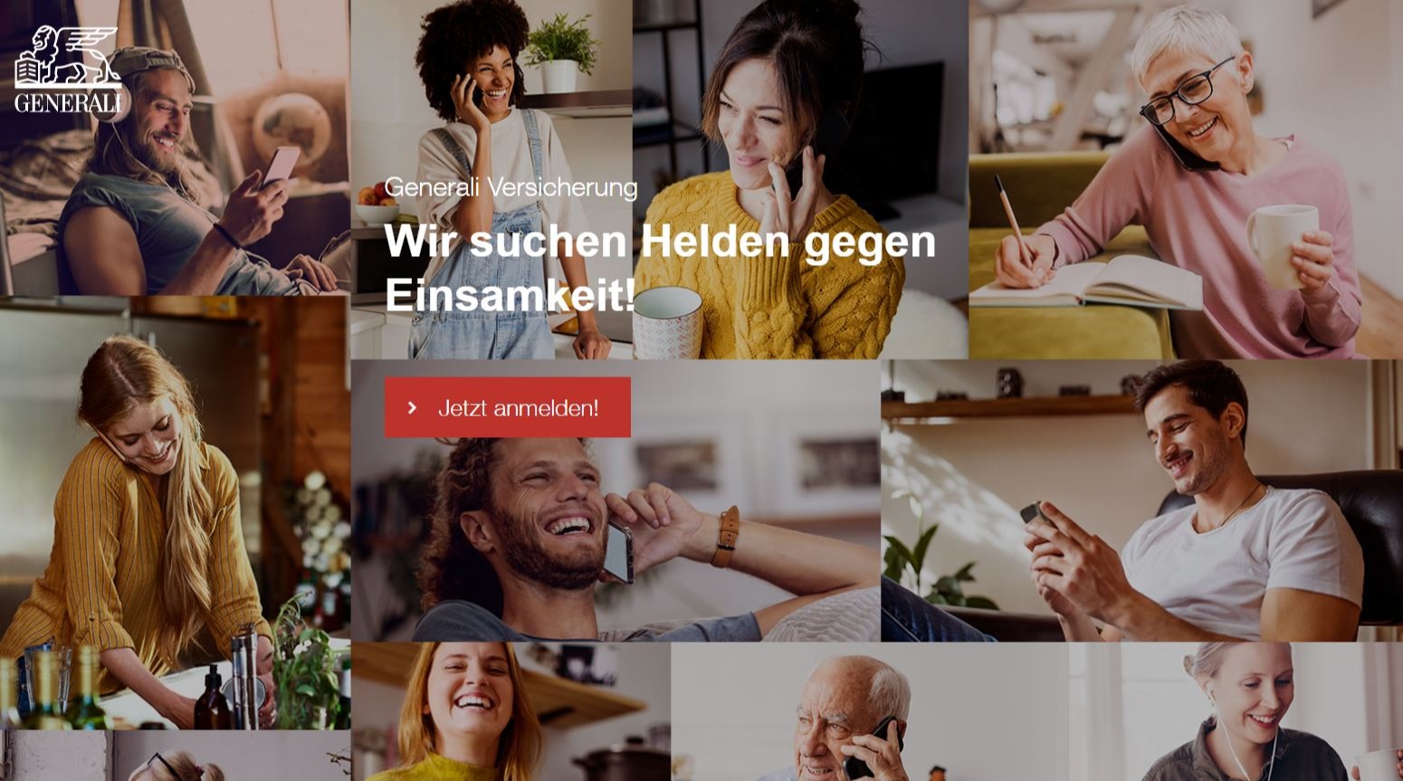 Generali Schweiz sucht die «Helden gegen Einsamkeit»