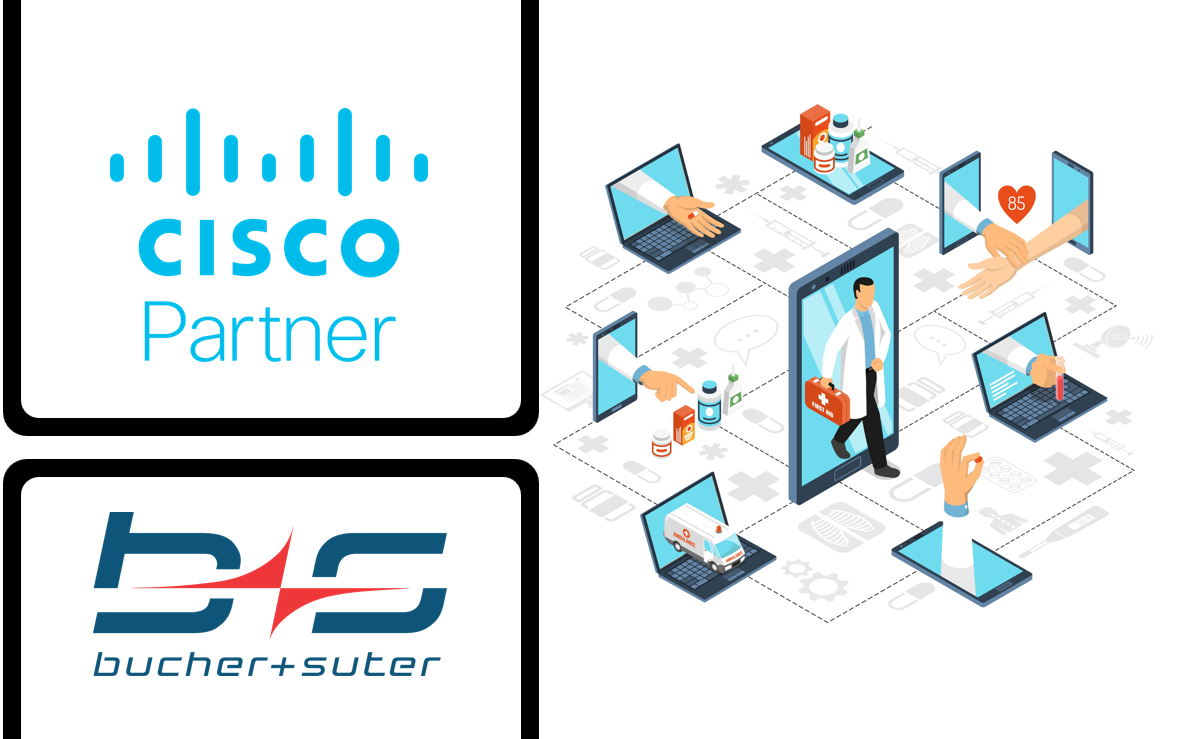 Bucher + Suter auf der DMEA: Kundenservice der nächsten Generation für Digital Health Servicecenter Bucher + Suter auf der DMEA, Kundenservice der nächsten Generation für Digital Health Servicecenter, Cisco, Bild von macrovector auf Freepik