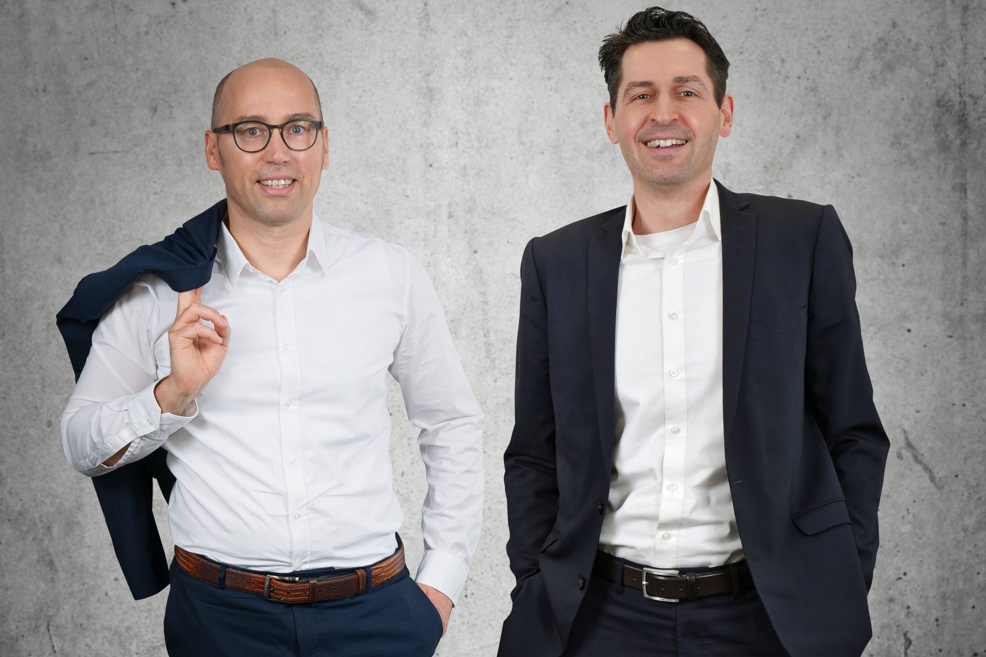 Adelhard Türling und Michael Scheibe von CRM Partner AG setzen auf ganzheitliches Kundenangebot, um Digitalisierung voranzutreiben.