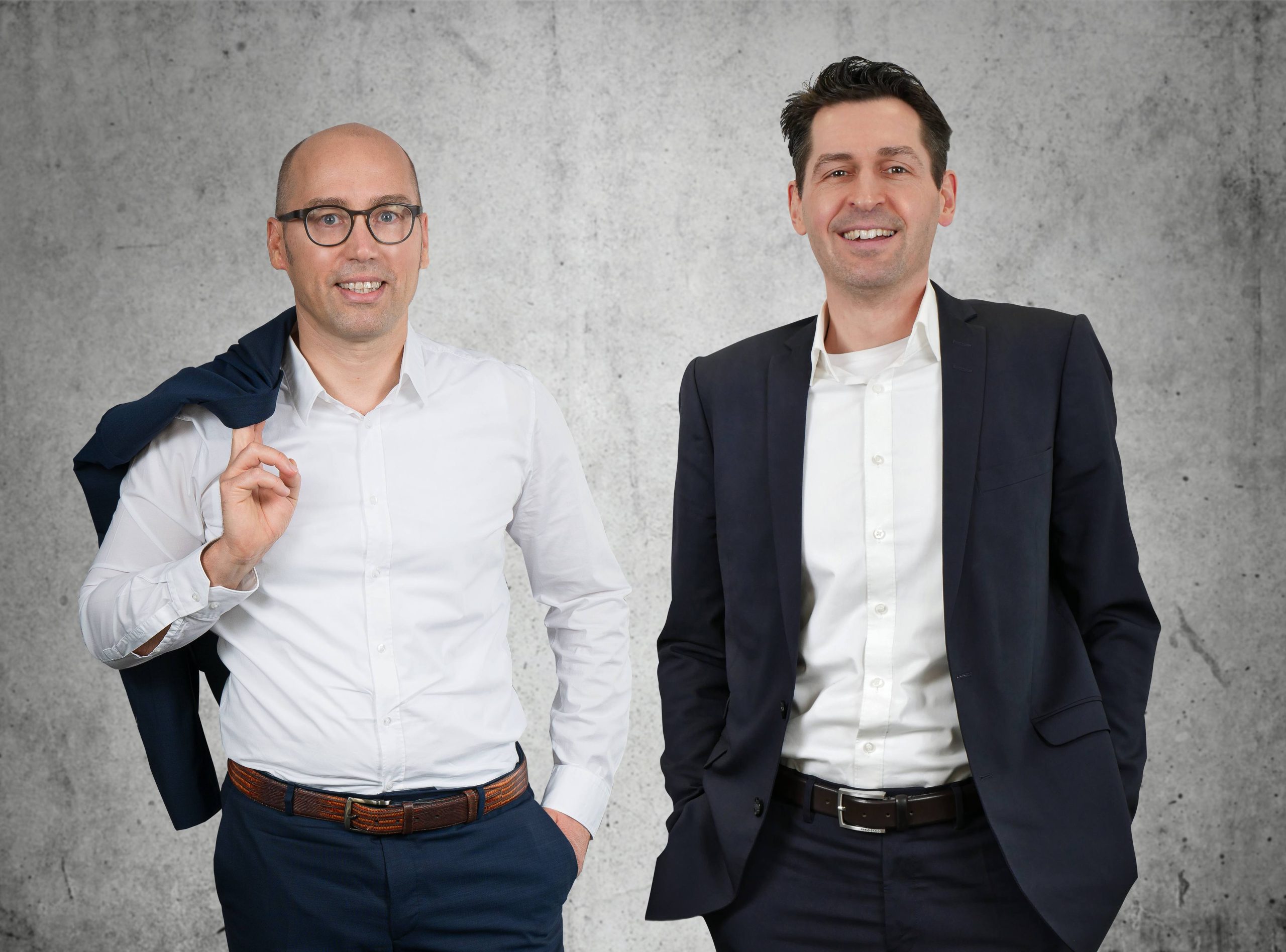 Adelhard Türling und Michael Scheibe von CRM Partner AG setzen auf ganzheitliches Kundenangebot, um Digitalisierung voranzutreiben.